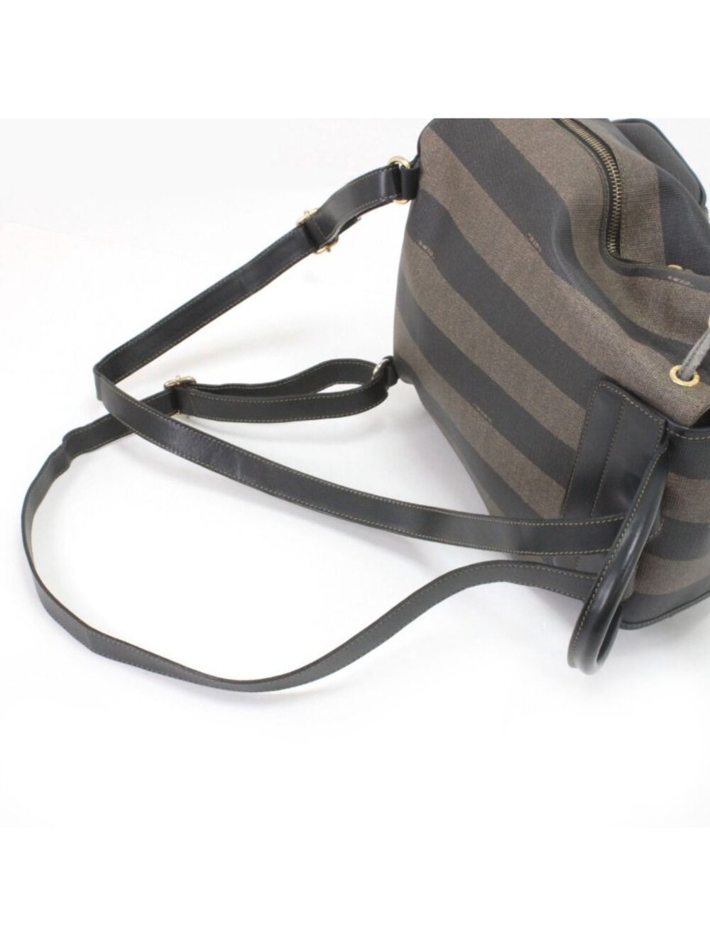 Fendi Mini Backpack Pecan Pattern Brown - Picture 4 of 9